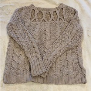 Lauren Conrad cable knit sweater